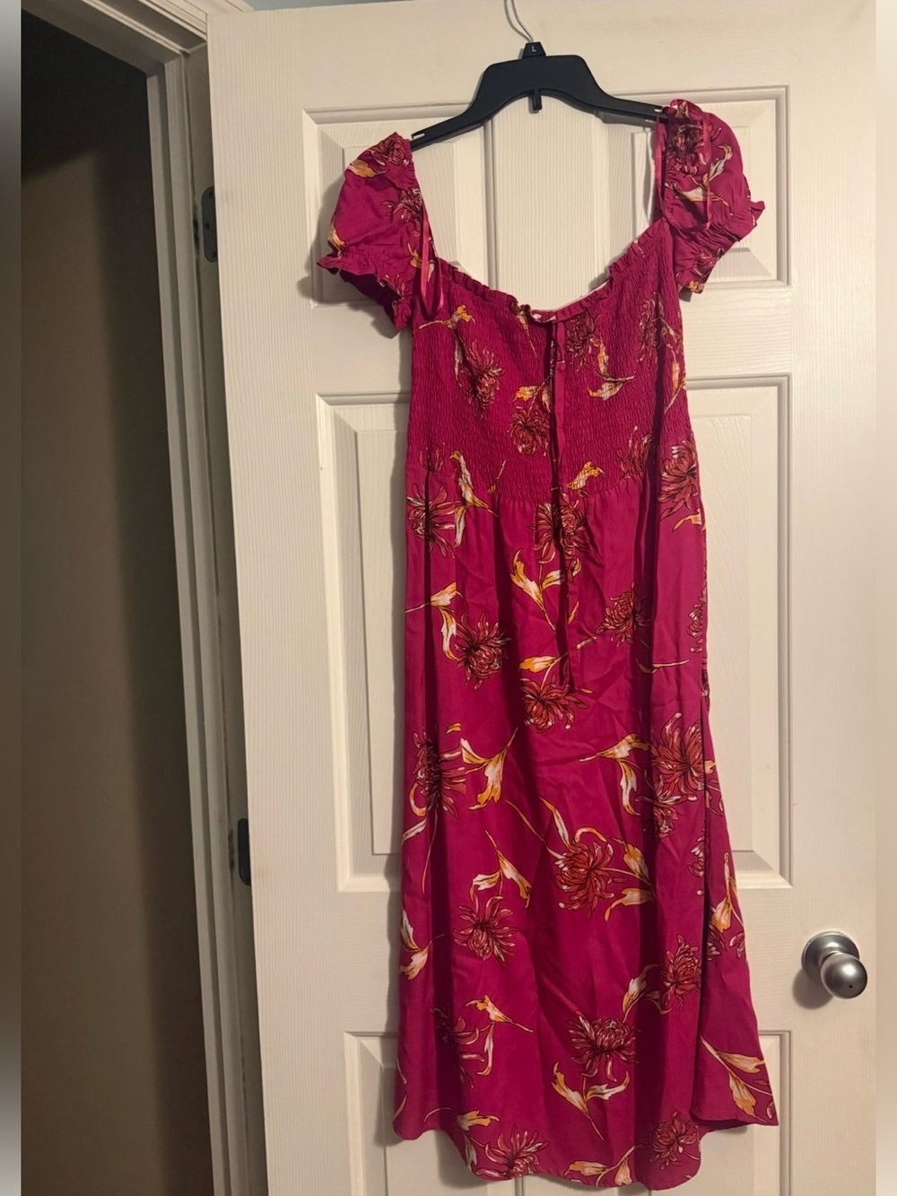 Magenta and and orange dress XL
